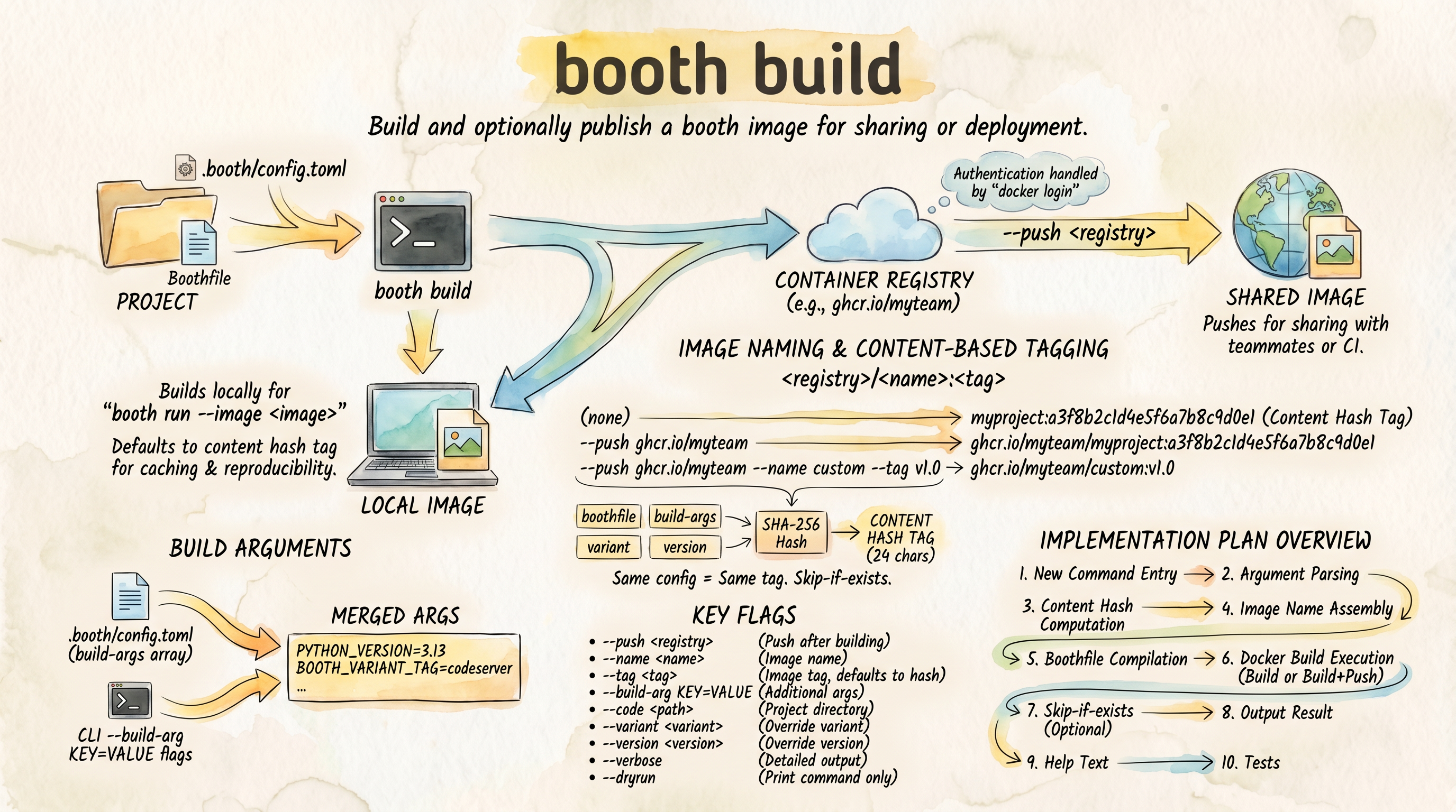 Build and publish a booth image